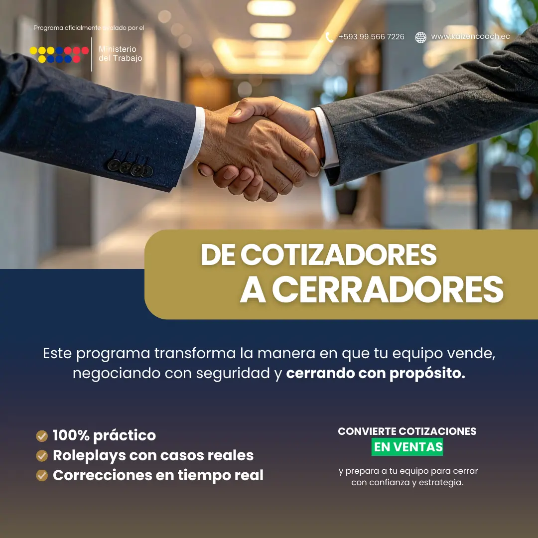 Kaizen en Ventas – De Cotizadores a Cerradores